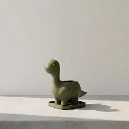 Декоративна ваза Dinoplant Хакі - мініатюра 2