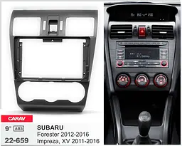 Перехідна рамка Subaru Forester, Impreza, XV Carav 22-659 - мініатюра 5