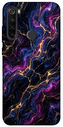 TPU чохол Demsky Purple space marble для Xiaomi Redmi Note 8T