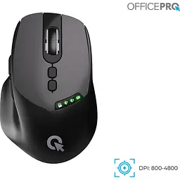 Bluetooth миша OfficePro M520B Wireless/Bluetooth Silent Click Black (M520B) UA - мініатюра 5