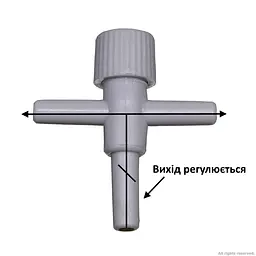 Кран трійник для шланга 4/6 мм Aqua Nova (NV-2) - мініатюра 3