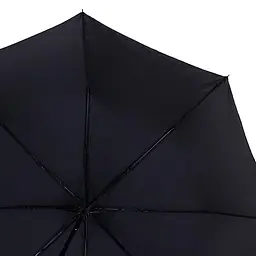 Чоловіча складана парасолька напівавтомат Happy Rain 94 см чорна - мініатюра 3