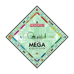 Настільна гра Winning Moves The Mega Edition Monopoly (2459) - мініатюра 3