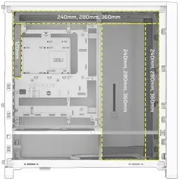 Корпус для ПК Corsair FRAME 4000D RS ARGB White (CC-9011297-WW) - мініатюра 7