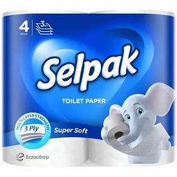 Selpak Туалетний папір 4 рулони (8690530204492)