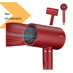 Фен для волосся Kemei CFJ-KM-8223 чорний (42810-KM-8223_386) - мініатюра 2