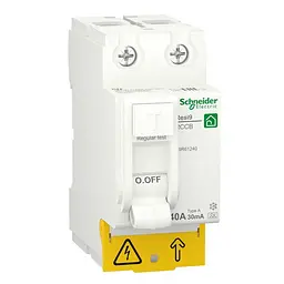 Пристрій захисного відключення Schneider 2P 40A 30мA тип AC Resi9 ( R9R51240 )