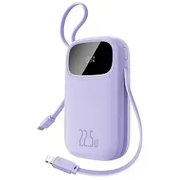 Портативний ЗП Power Bank Baseus EnerFill FC31 PD22.5W with cables 20000 mAh (PPQD3) Nebula Purple