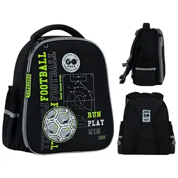 Рюкзак GoPack Education 165S Football Fan Чорно-сірий (GO26-165S-4)