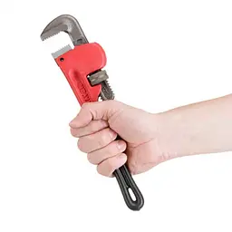 Ключ трубний INTERTOOL HT-0182, тип Stillson, довжина 300 мм, ширина захоплення 55 мм, сталевий корпус