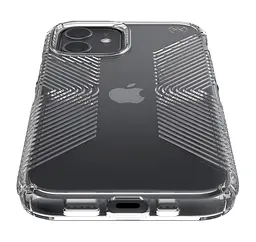 Чохол прозорий протиударний з антимікробним покриттям Speck Presidio Clear Grip для Apple iPhone 12 Mini (5.4") - мініатюра 5