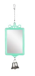 Іграшка для птахів Flamingo Mirror Straight+Bell Дзеркало з дзвіночком 6х8 см 100290 - мініатюра 2