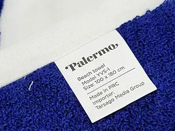 Рушник пляжний Palermo YVS-1 100% котон 100x180 см - мініатюра 2