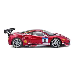 Автомодель Bburago Ferrari 488 Challenge 1:24 червоно-чорна (18-26308) - мініатюра 4