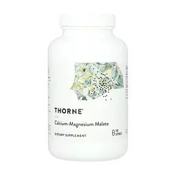 Магній Thorne (Calcium Malate) - 240 капсул, для м’язів і нервової системи