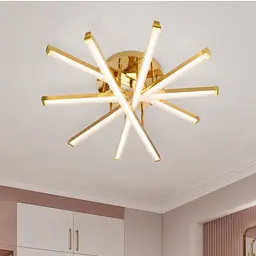 Золота стельова LED-люстра Artlight W168/5GD 79 Вт, 3 режими світла, Ø63,5 см, від 13-20 м²