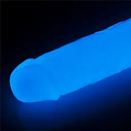 Фалоімітатор неоновий Lumino Play Dildo 21 см синій - мініатюра 5