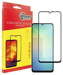 Захисне скло Dengos 5D Full Glue для екрану Samsung Galaxy A06 (A065) Black
