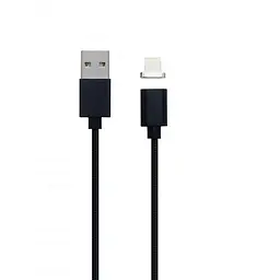 Кабель Clip-On магнітний з індикатором USB to Lightning 1 м чорний