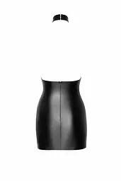 Сукня Noir Handmade F311 Eros, 3XL, black, міні, спідниця під латекс, — сітка, відкрита спина - мініатюра 5