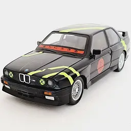 Колекційна металева модель автомобіля АвтоЕксперт BMW M3 E30 з інерцією, світлом та звуком 1:24 - мініатюра 2