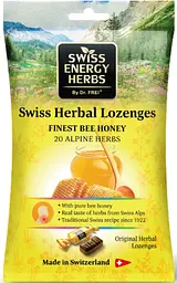 Льодяники від застуди Swiss Energy Herbal Lozenges Bag 20 herbs + Honey