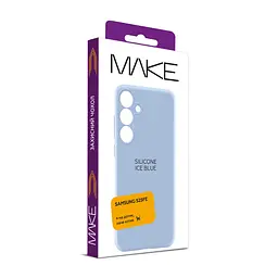 Чохол MAKE Samsung S25 FE Silicone Ice Blue - мініатюра 5