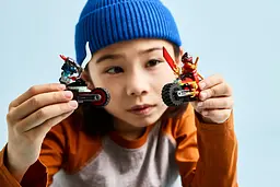 Конструктор LEGO Ninjago Швидкісні перегони Кая на мотоциклі 79 деталей (71838) - мініатюра 13