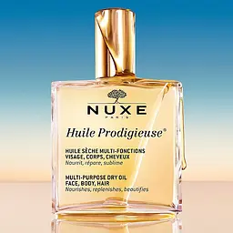 Набір Nuxe Les Iconiques: суха олія Huile Prodigieuse 50 мл + бальзам для губ Reve de Miel 15 мл + крем для обличчя Creme Fraiche 3-в-1, 30 мл - мініатюра 3