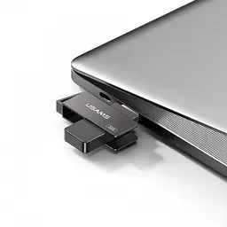 Флешка Usams USB 3.0 Rotatable High Speed Flash Drive 128 GB (US-ZB197) - мініатюра 3