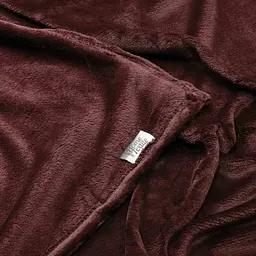 Плед Ardesto Flannel 200х220 см бургунді (ART0222SB) - мініатюра 3