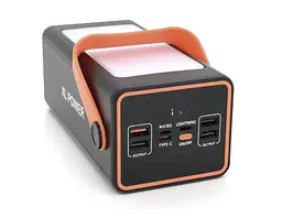 Повербанк 100000 mAh JS-658 для поїздок і роботи ∙ Зовнішній акумулятор JS-658 з LED-фонариком - мініатюра 3