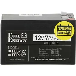 Акумуляторна батарея Full Energy 12V-7.0Ah, AGM