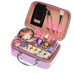 Косметичний набір для дітей дівчаток 2 в 1 Beauty Make Up у рожевій валізці - мініатюра 3
