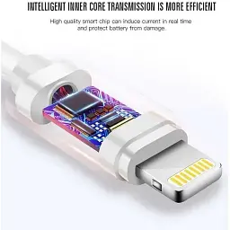 Кабель XO NB47 USB A - Lightning 2.0 білий - мініатюра 5