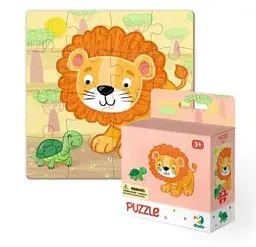 Пазли Danko Toys "Левеня" 300165 (40) "Dodo", 16 елементів, в коробці