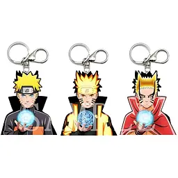 Брелок голографічний 3D Наруто Naruto 5 см