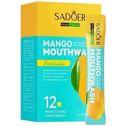 Ополіскувач для ротової порожнини SADOER Манго (20 стіків/уп)