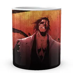 Кухоль GeekLand Бліч Bleach Кенпачі Заракі BL.02.027 330 мл білий - мініатюра 2