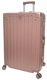 Валіза велика L Madisson Snowball 66503 L 74x49x31 см 100% полікарбонат на клямках Рожеве золото