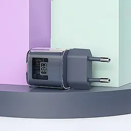 Зарядний пристрій Acefast A53 Type-C PD30W сіре - мініатюра 2