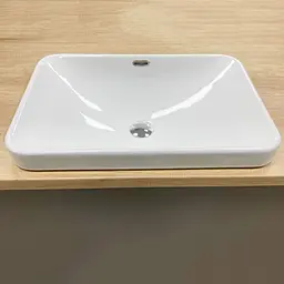 Умивальник VBI Bitritto M white врізний VBI-018025, Білий - мініатюра 4
