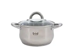 Каструля KRAUFF зі скляною кришкою 2,5л 18см