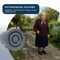 Гумовий наконечник для палиць Doctor Life 10037/2/GR 16 мм сірий (10037/2/GR-2705) - мініатюра 6