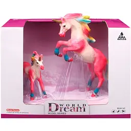 Набір Dino Toys Dream World Єдиноріг Y9 кораловий 2 шт. (Q9899-Y9-1)