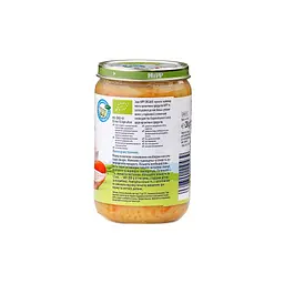 Дитяче пюре HiPP Organic Ніжні овочі з рисом та індичкою, 220 г (9062300110439) - мініатюра 3