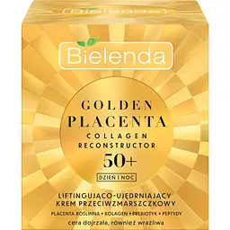 Крем для обличчя Bielenda Golden Placenta 50+ ліфтинг і підтяжка шкіри проти зморшок 50 мл - мініатюра 3