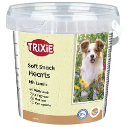 Ласощі Trixie Soft Snack Happy Hearts для собак з ягнятком 500 г (арт.31497)