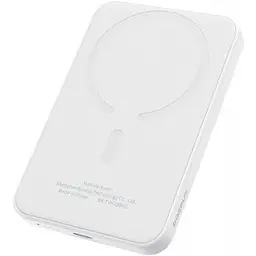 Акумулятор зовнішній магнітний Baseus Magnetic Mini Wireless Fast Charge 20W 5000 mAh білий P10022107223-00 - мініатюра 2