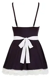 Костюм покоївки Cottelli Collection Costumes L чорний - мініатюра 5